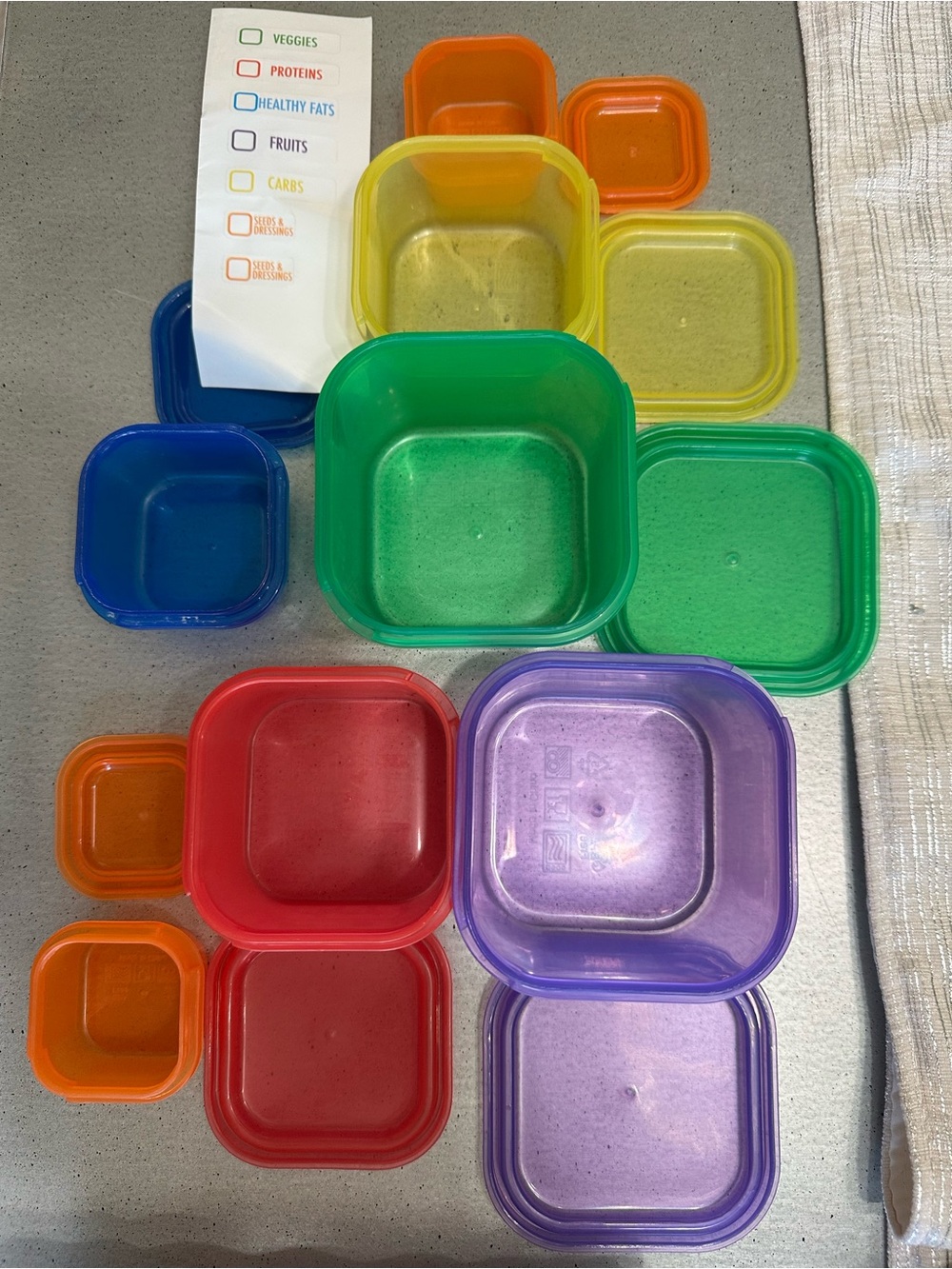 BEACHBODY Plastic Storage Containers - Multicolor - Picture 7 of 11